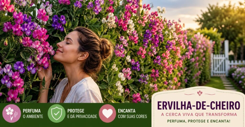A planta que serve de cerca viva e transforma o jardim: perfuma, protege e encanta palavra chave:ervilha-de-cheiro