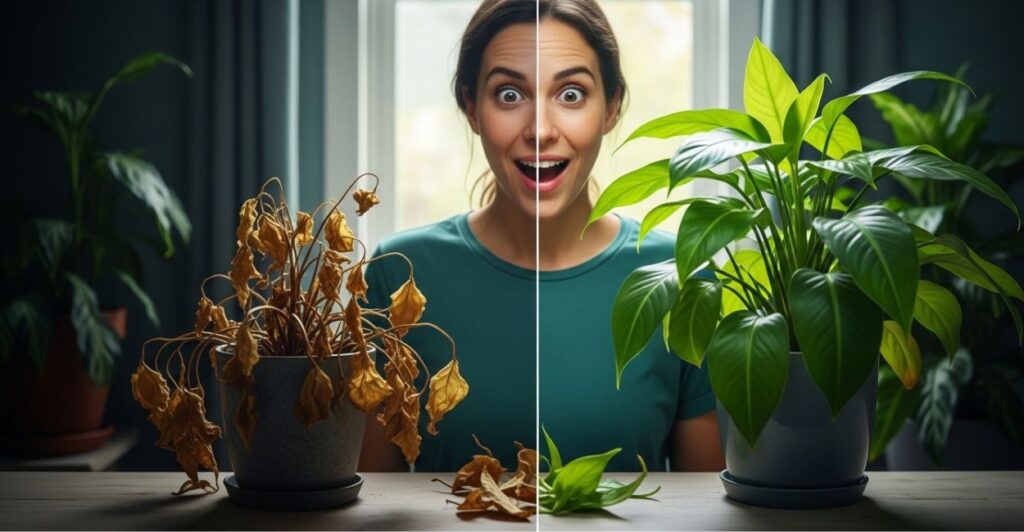Como salvar plantas de interior: um truque simples que funciona