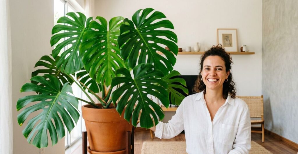 Monstera Deliciosa: por que essa planta se tornou o símbolo da decoração moderna e como cultivá-la em vasos enormes dentro de apartamentos com resultado espetacular