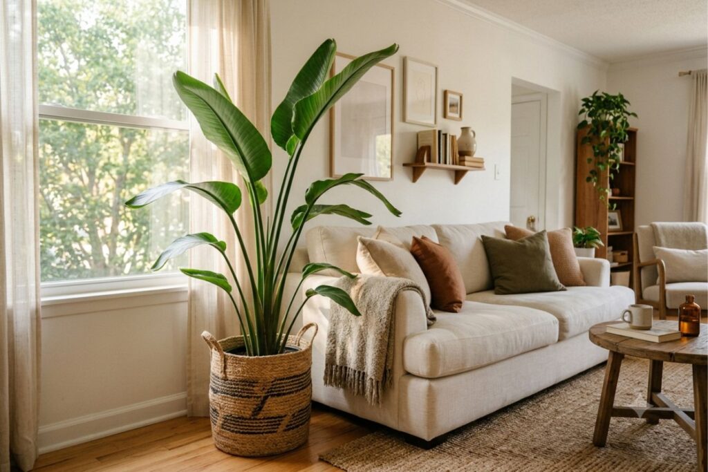 A planta que faz até visita comentar sobre a sua sala